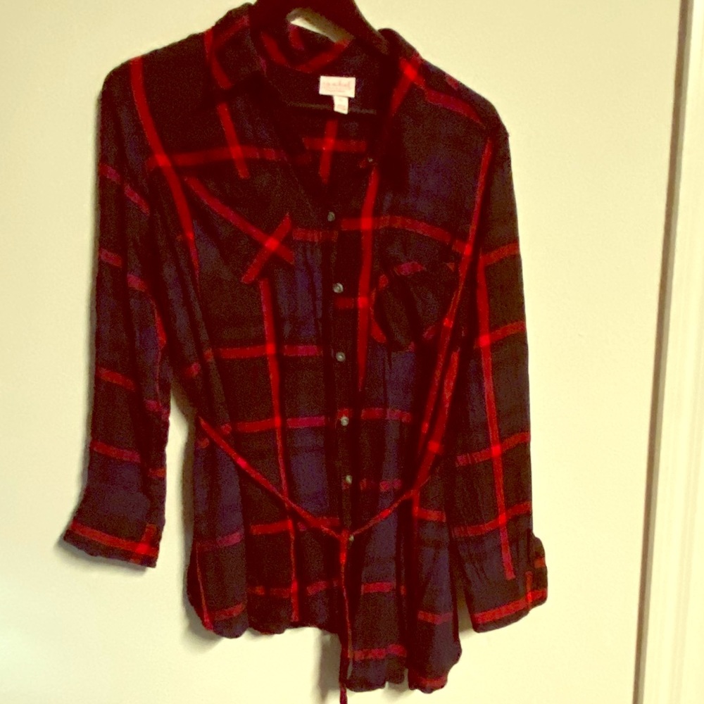 Cute & lightweight maternity flannel